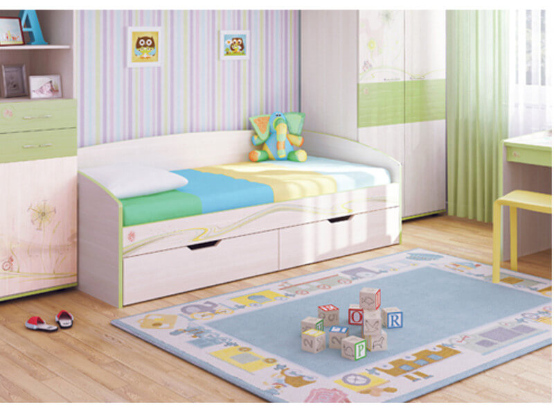  Кровать детская Акварель 